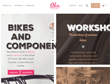 Tablet Screenshot of pecobikes.com